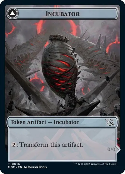 Incubator (0016) // Phyrexian (0016) Double-Sided Token - Normal Incubator 0016 Phyrexia