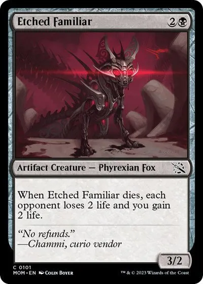 Etched Familiar - Foil