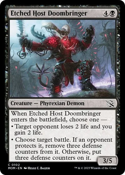 Etched Host Doombringer - Foil