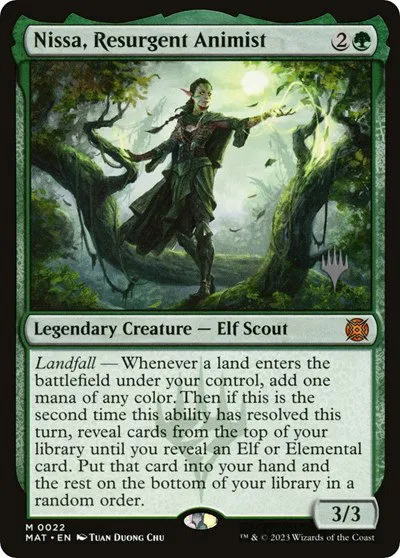 Nissa, Resurgent Animist - Foil