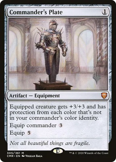 Commander's Plate - Foil