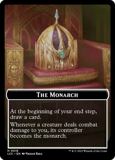 The Monarch // Dinosaur Double-Sided Token