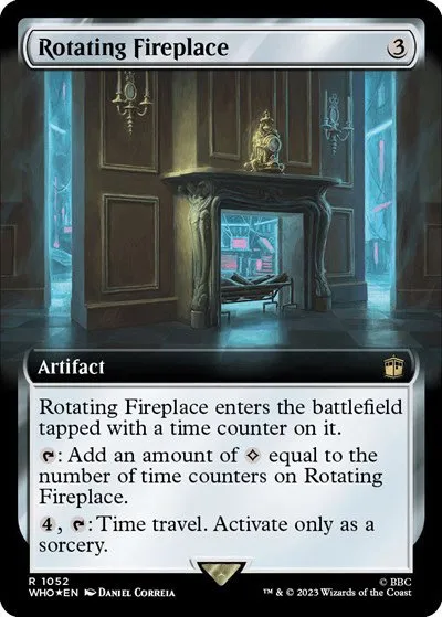 Rotating Fireplace