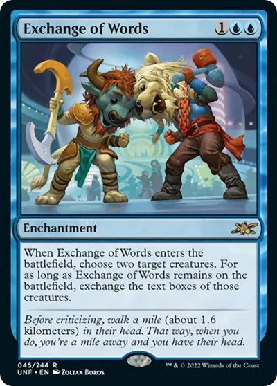 Exchange of Words - Normal Exchange Of Words