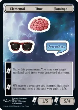 Elemental Time Flamingo - Normal Elemental Time Flamingo