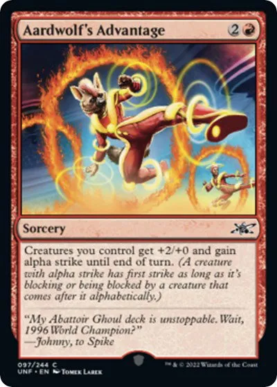Aardwolf's Advantage - Foil