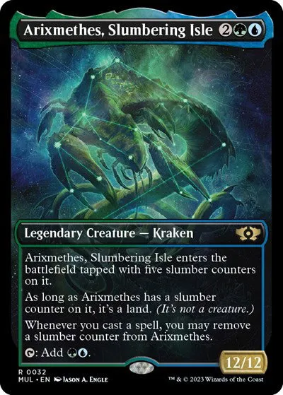 Arixmethes, Slumbering Isle - Foil