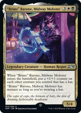 "Brims" Barone, Midway Mobster - Foil