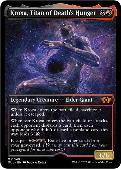 Kroxa, Titan of Death's Hunger - Foil