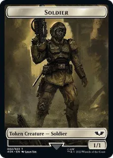 Soldier (002) // Zephyrim Double-Sided Token - Surge Foil
