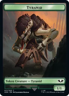 Tyranid (017) // Tyranid (018) Double-Sided Token