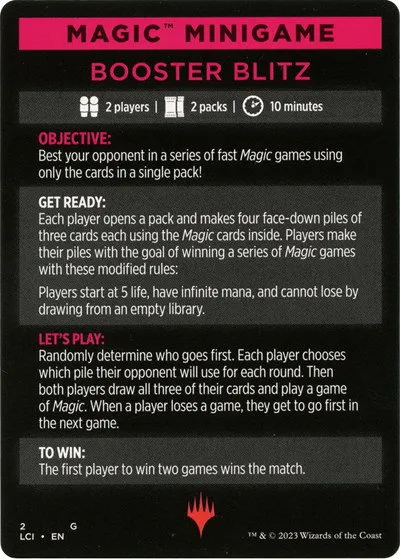 Magic Minigame: Booster Blitz - Normal Magic Minigame Booster 