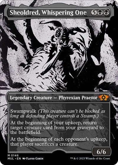 Sheoldred, Whispering One - Halo Foil