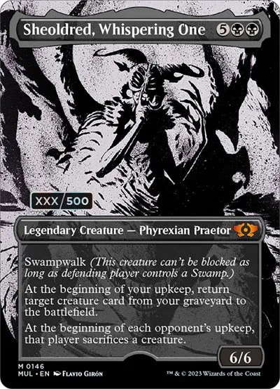 Sheoldred, Whispering One - Serial Numbered
