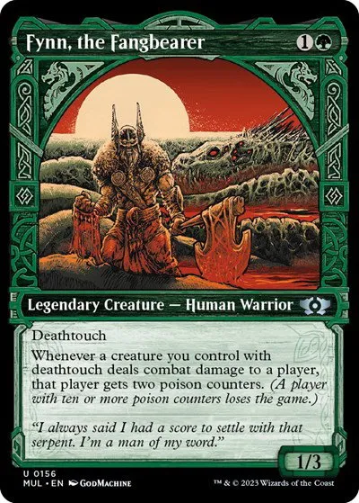 Fynn, the Fangbearer - Halo Foil