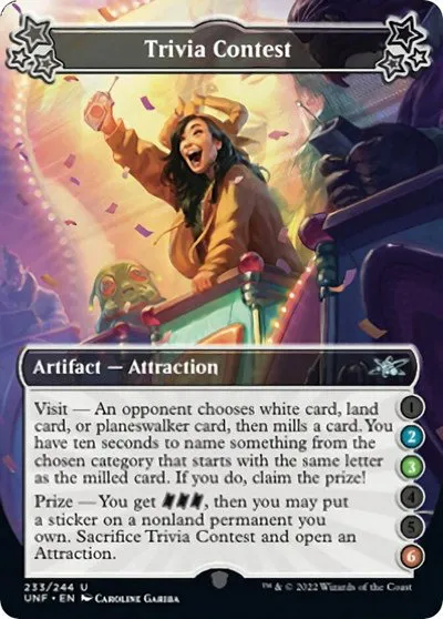 Trivia Contest - 2 3 6 Foil