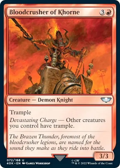 Bloodcrusher of Khorne - Surge Foil