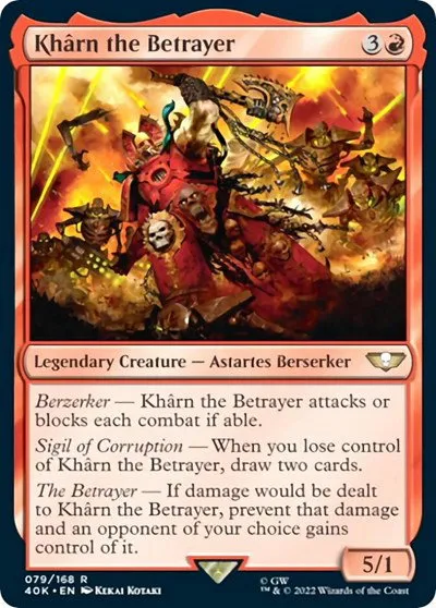 Kharn the Betrayer - Surge Foil