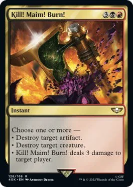 Kill! Maim! Burn! - Surge Foil