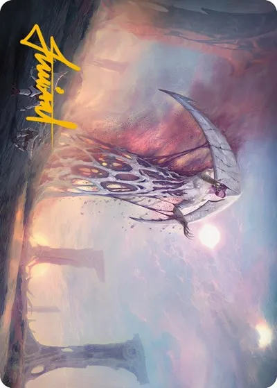 White Sun's Twilight Art Card - Gold Stamped Signature