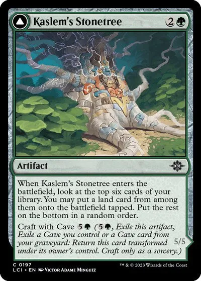 Kaslem's Stonetree - Foil