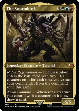 The Swarmlord (Display Commander) (Surge Foil) - Thick Stock
