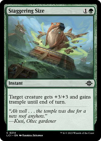 Staggering Size - Foil