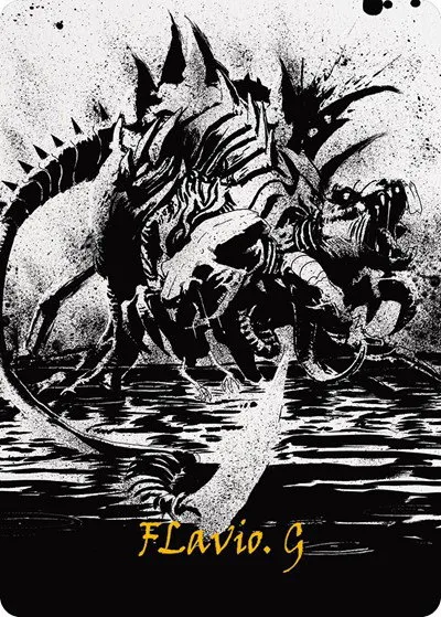 Karumonix, the Rat King Art Card - Gold Stamped Signature