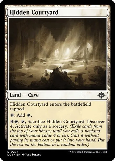 Hidden Courtyard - Foil