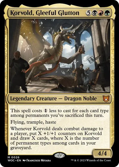 Korvold, Gleeful Glutton - Foil