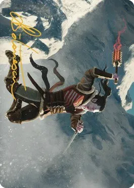 Balduvian Berserker Art Card - Gold Stamped Signature