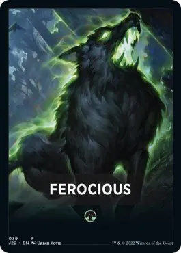 Ferocious Theme Card - Normal Ferocious Theme Card