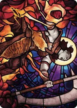 Garna, Bloodfist of Keld Art Card - Gold Stamped Signature