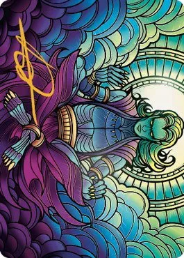 Zur, Eternal Schemer Art Card - Gold Stamped Signature