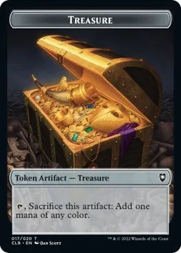 Treasure // Faerie Dragon Double-Sided Token