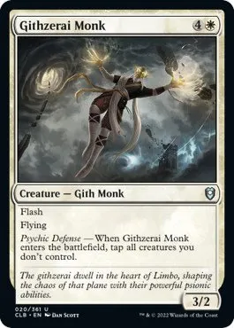 Githzerai Monk - Foil Githzerai Monk