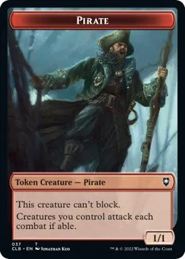 Pirate // Goblin Double-Sided Token