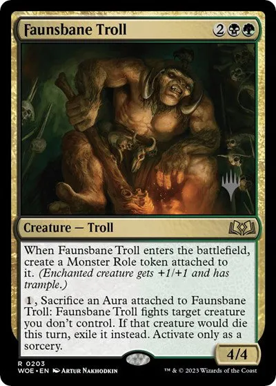 Faunsbane Troll - Foil