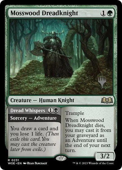 Mosswood Dreadknight - Foil