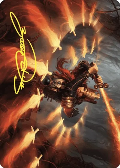 Heartflame Duelist Art Card - Gold Stamped Signature