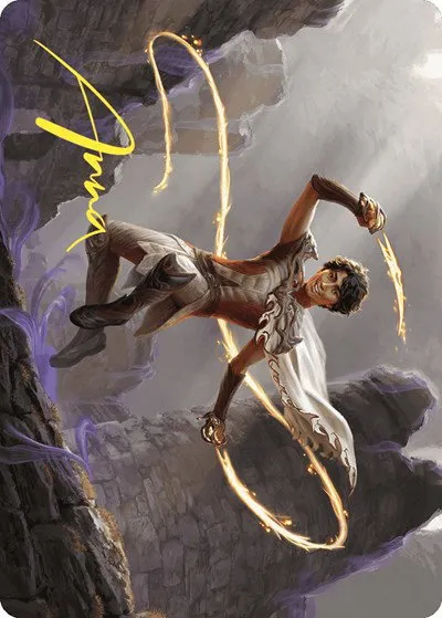 Kellan, the Fae-Blooded Art Card - Gold Stamped Signature