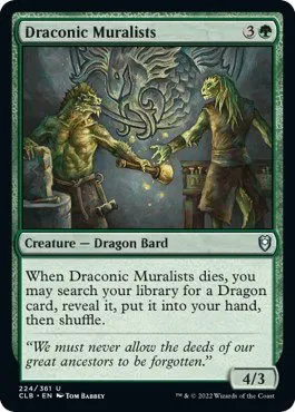 Draconic Muralists - Foil