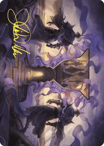 Court of Locthwain Art Card - Gold Stamped Signature