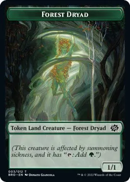 Forest Dryad Token - Normal Forest Dryad Token