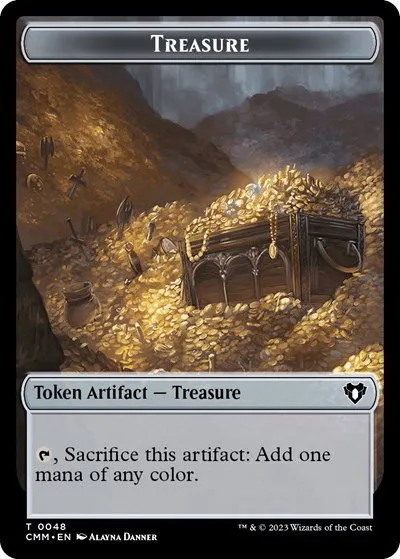 Treasure // Spider Double-Sided Token - Foil
