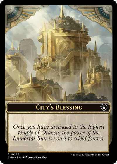 City's Blessing // Dragon Egg Double-Sided Token - Foil