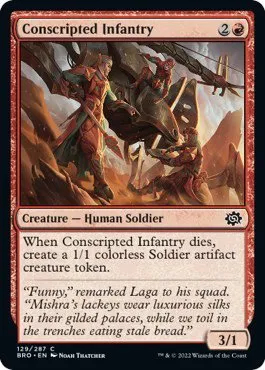 Conscripted Infantry - Foil