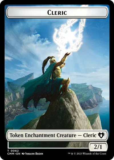 Cleric // Cat Beast Double-Sided Token