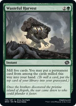 Wasteful Harvest - Foil