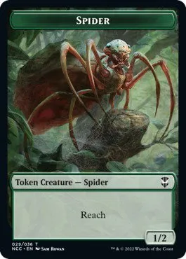 Treefolk // Spider Double-Sided Token